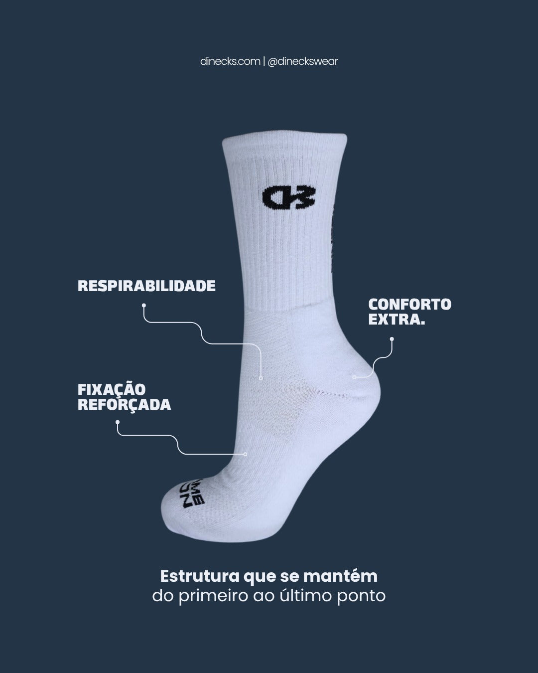 Meia Game ON PRO TÊNIS