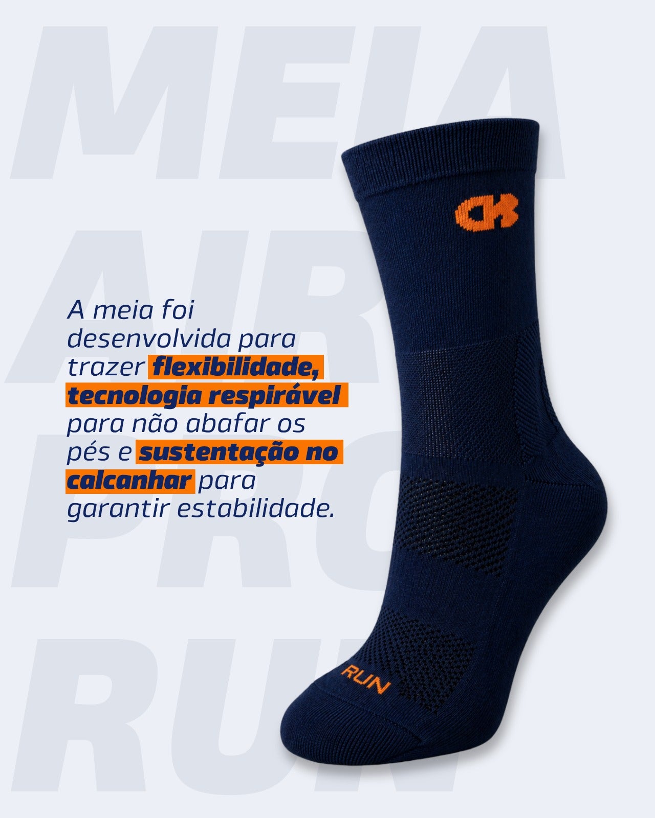 Meia Running Air PRO